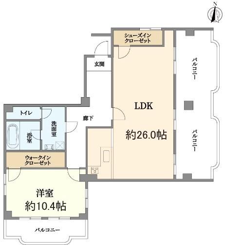 物件の間取り