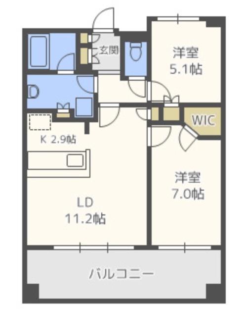 物件の間取り